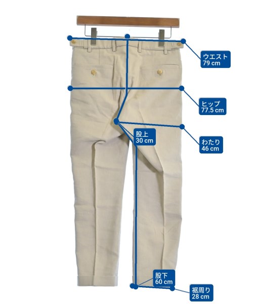 visvim（ヴィズヴィム）スラックス ベージュ サイズ:S メンズ/2200635496041