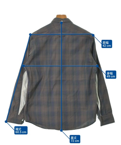 visvim（ヴィズヴィム）カジュアルシャツ 茶 サイズ:2(M位) メンズ/2200643111028