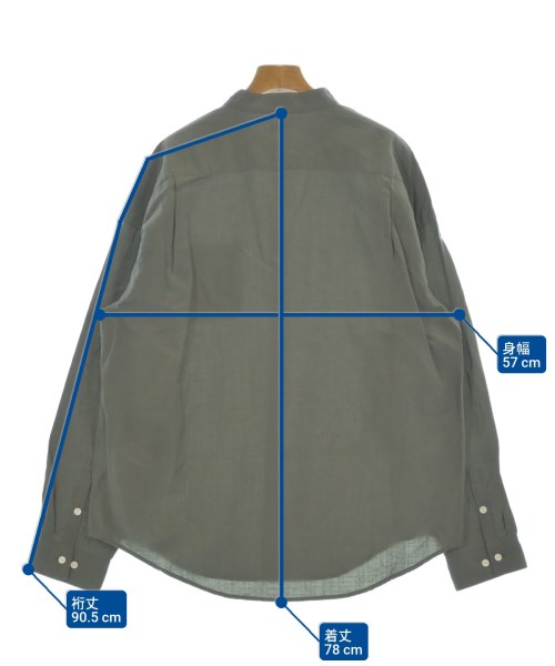 visvim（ヴィズヴィム）カジュアルシャツ カーキ サイズ:4(XL位) メンズ/2200643288010