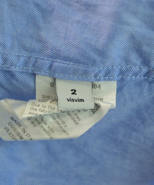 visvim（ヴィズヴィム）カジュアルシャツ 青 サイズ:2(M位) メンズ/2200573769030