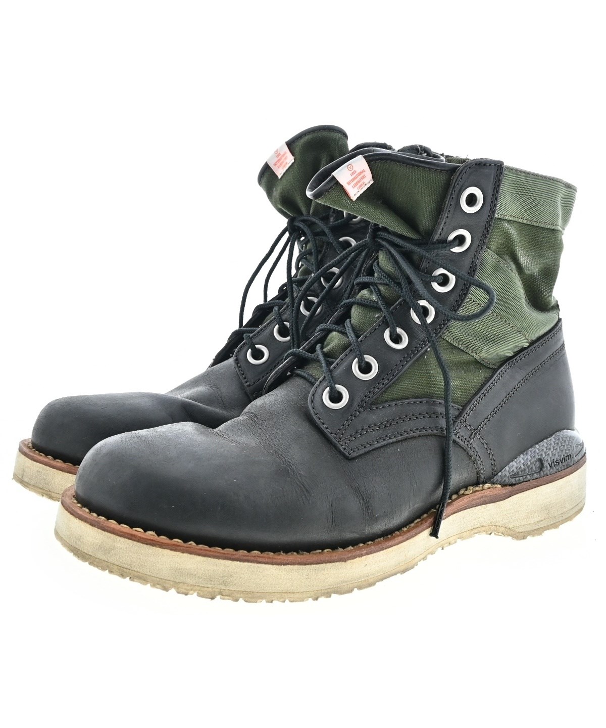 visvim（ヴィズヴィム）ブーツ 黒 サイズ:US8(26cm位) メンズ