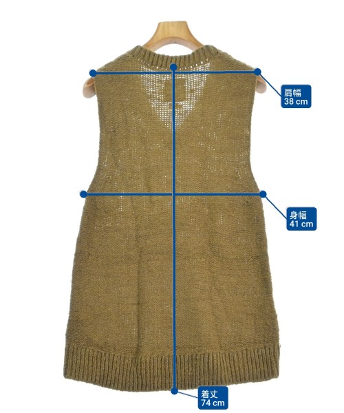 visvim（ヴィズヴィム）ベスト 茶 サイズ:2(M位) メンズ/2200626306038