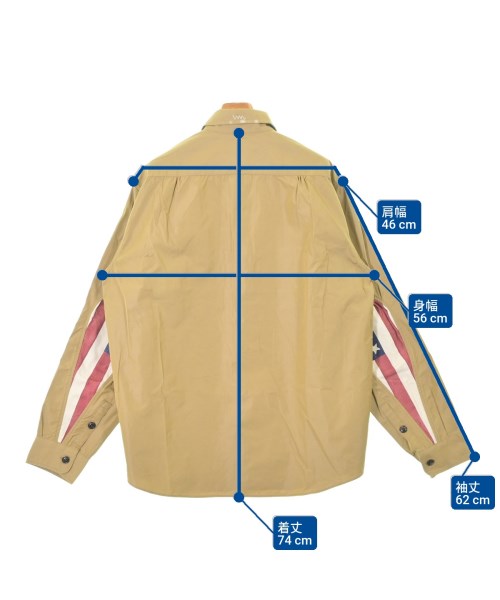 visvim（ヴィズヴィム）カジュアルシャツ ベージュ サイズ:3(L位) メンズ/2200628333117