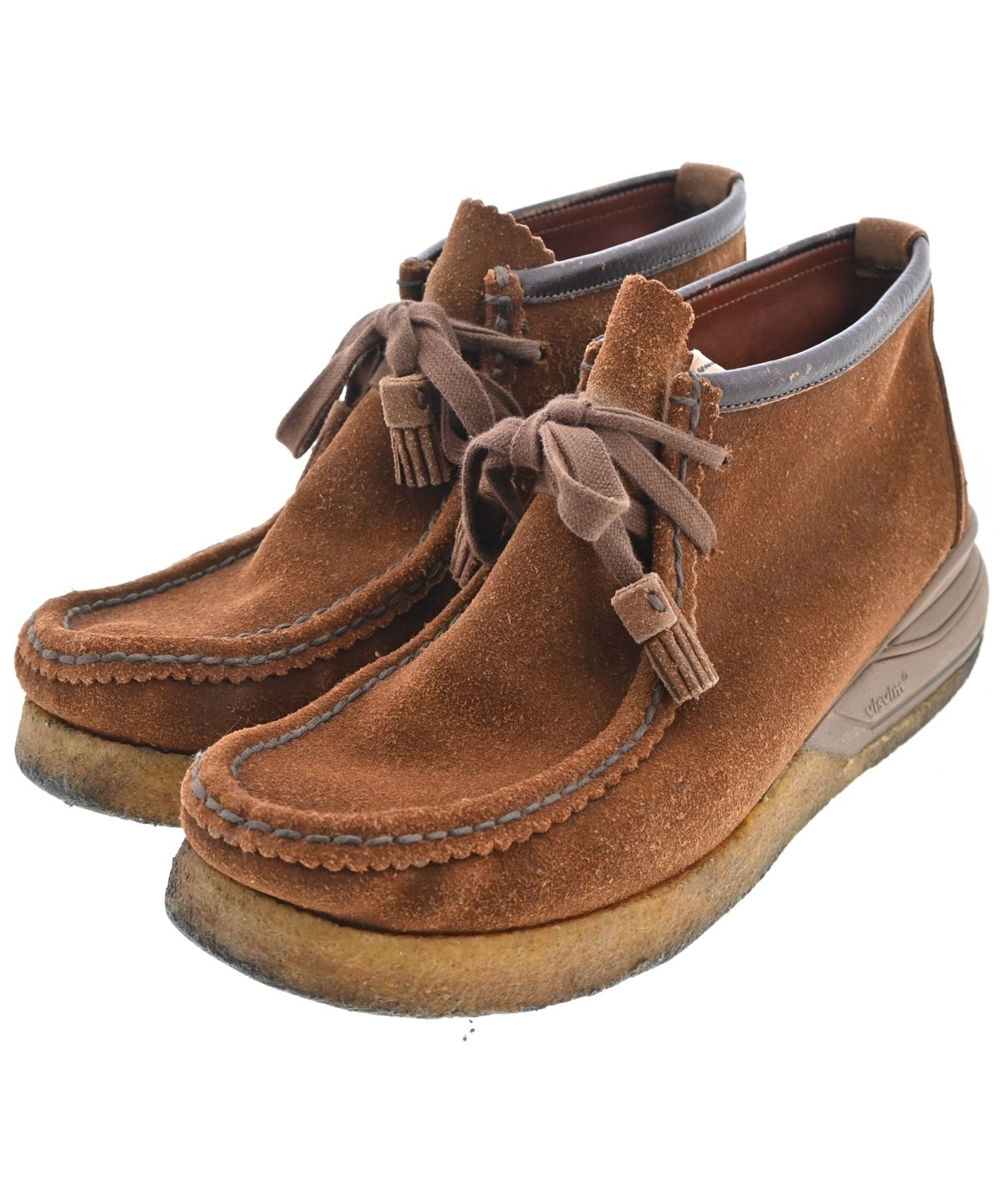 【未使用】VISVIM F.I.L. FBT ブラウン us9 ヴィズヴィム visvim（ヴィズヴィム）ブーツ 茶 サイズ:US9 1/2(27.5cm位) メンズ