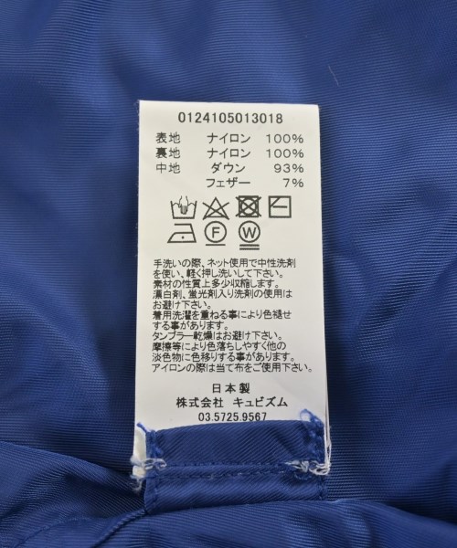 visvim（ヴィズヴィム）ダウンジャケット/ダウンベスト 青 サイズ:2(M位) メンズ/2200630571019