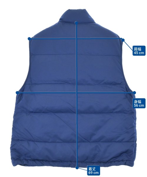visvim（ヴィズヴィム）ダウンジャケット/ダウンベスト 青 サイズ:2(M位) メンズ/2200630571019