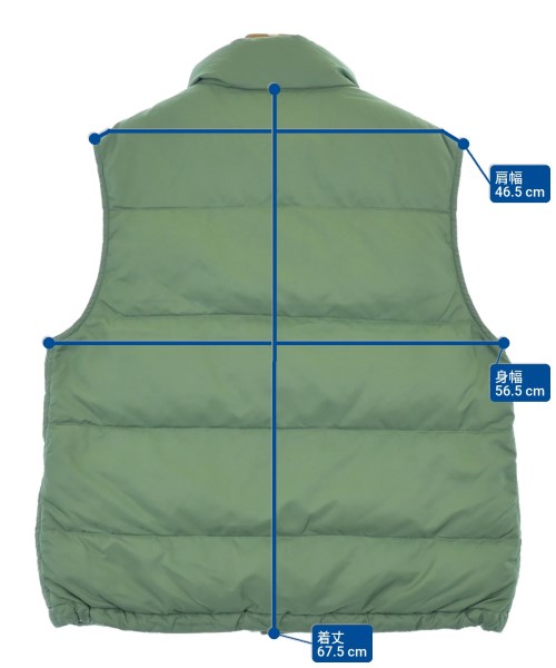 visvim（ヴィズヴィム）ダウンジャケット/ダウンベスト 緑 サイズ:2(M位) メンズ/2200630571026