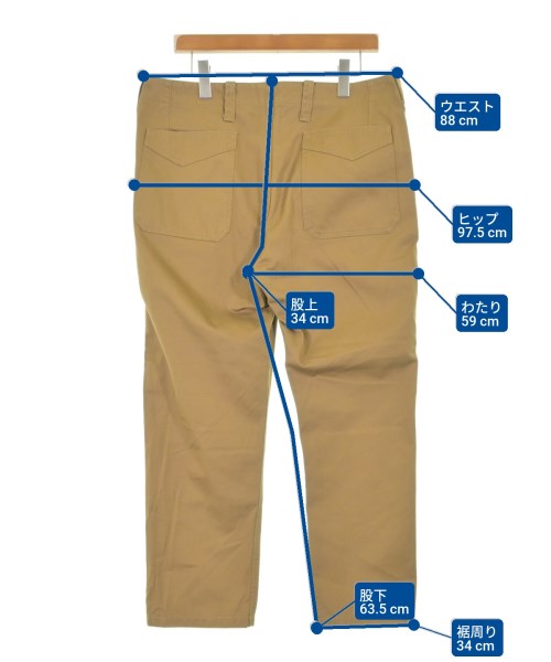visvim（ヴィズヴィム）チノパン ベージュ サイズ:4(XL位) メンズ/2200633342159