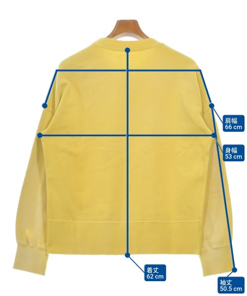 visvim（ヴィズヴィム）スウェット 黄 サイズ:2(M位) メンズ/2200606693035