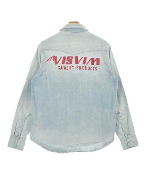 visvim（ヴィズヴィム）カジュアルシャツ 青 サイズ:1(S位) メンズ/2200606693066