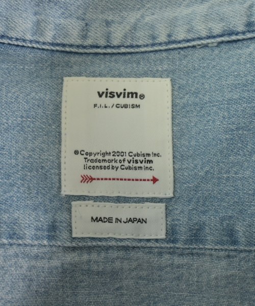 visvim（ヴィズヴィム）カジュアルシャツ 青 サイズ:1(S位) メンズ/2200606693066