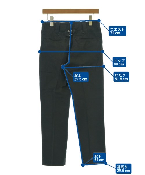 visvim（ヴィズヴィム）チノパン 黒 サイズ:1(S位) メンズ/2200606693110