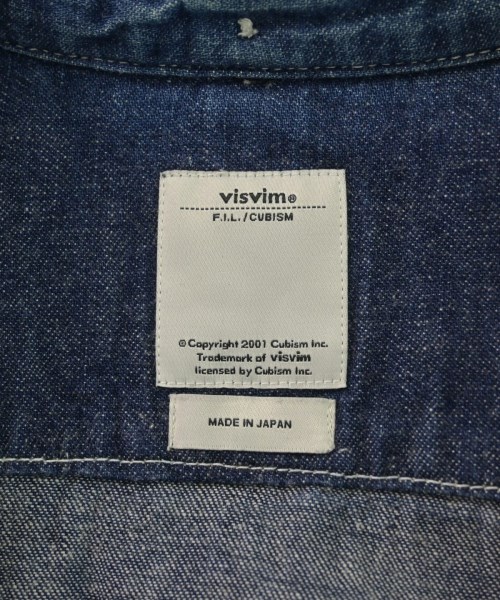 visvim（ヴィズヴィム）カジュアルシャツ 青 サイズ:2(M位) メンズ/2200609189030