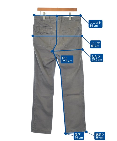 visvim（ヴィズヴィム）チノパン グレー サイズ:2(M位) メンズ/2200609189054