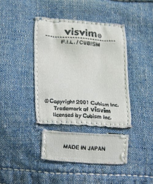 visvim（ヴィズヴィム）カジュアルシャツ 青 サイズ:1(S位) メンズ/2200620333351