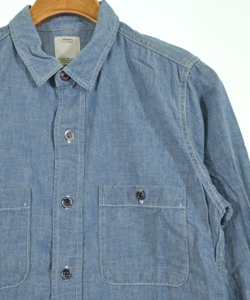 visvim（ヴィズヴィム）カジュアルシャツ 青 サイズ:1(S位) メンズ/2200620333351