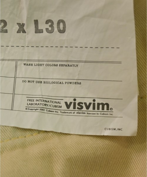 visvim（ヴィズヴィム）デニムパンツ 青 サイズ:32(L位) メンズ/2200571364022