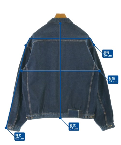 visvim（ヴィズヴィム）デニムジャケット 紺 サイズ:3(L位) メンズ/2200672853029