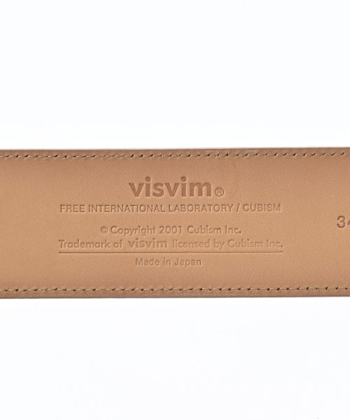 visvim（ヴィズヴィム）ベルト ベージュ サイズ:34 メンズ/2200673536044