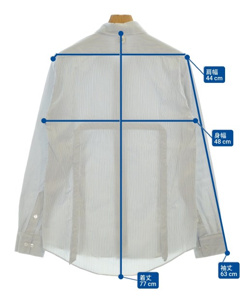 visvim（ヴィズヴィム）カジュアルシャツ 白 サイズ:S メンズ/2200674543072