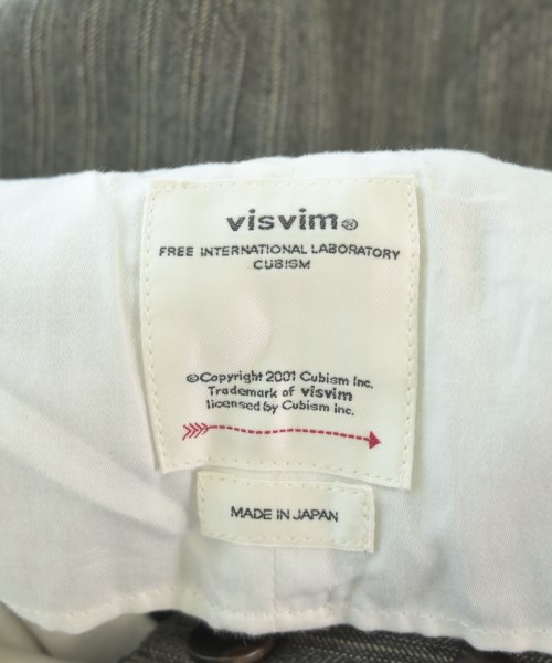 visvim（ヴィズヴィム）スラックス グレー サイズ:1(S位) メンズ/2200675304047