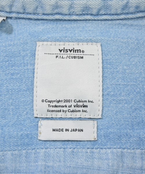 visvim（ヴィズヴィム）カジュアルシャツ 青 サイズ:1(S位) メンズ/2200678072042