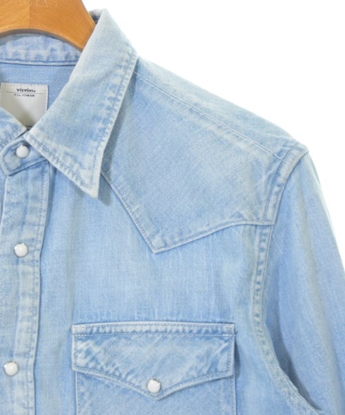 visvim（ヴィズヴィム）カジュアルシャツ 青 サイズ:1(S位) メンズ/2200678072042