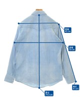 visvim（ヴィズヴィム）カジュアルシャツ 青 サイズ:1(S位) メンズ/2200678072042