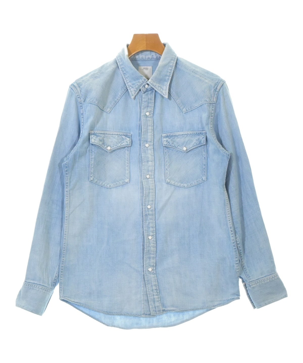 visvim メンズシャツ（サイズ 2） visvim（ヴィズヴィム）カジュアルシャツ 青 サイズ:1(S位) メンズ