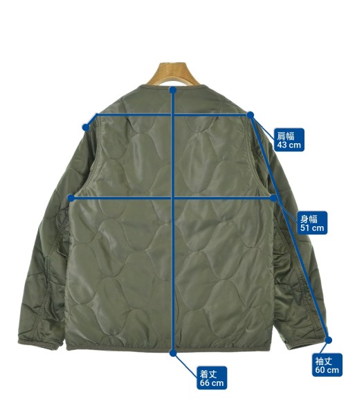 visvim（ヴィズヴィム）ダウンジャケット/ダウンベスト カーキ サイズ:1(S位) メンズ/2200678986073