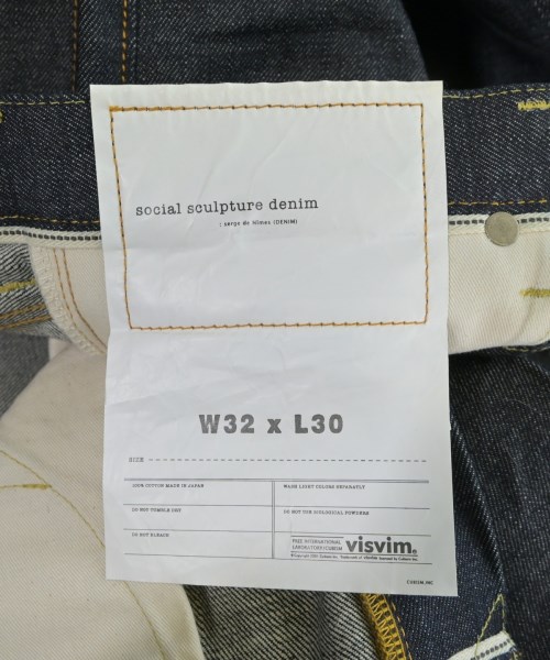 visvim（ヴィズヴィム）デニムパンツ 紺 サイズ:32(L位) メンズ/2200678986363