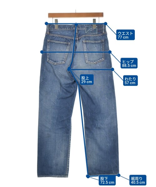 visvim（ヴィズヴィム）デニムパンツ 青 サイズ:1(S位) メンズ/2200679009016
