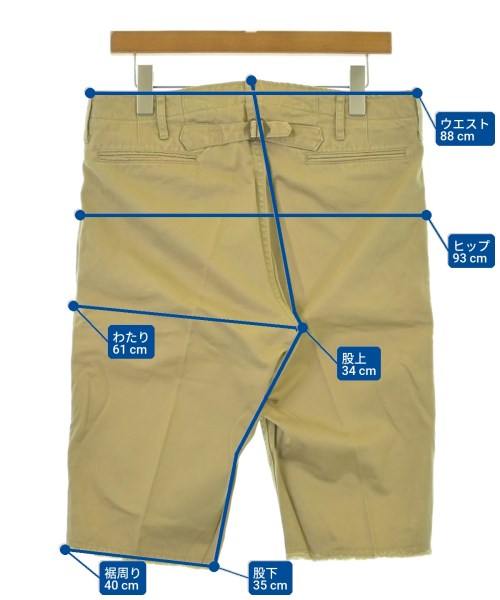 visvim（ヴィズヴィム）ショートパンツ ベージュ サイズ:M メンズ/2200678975435