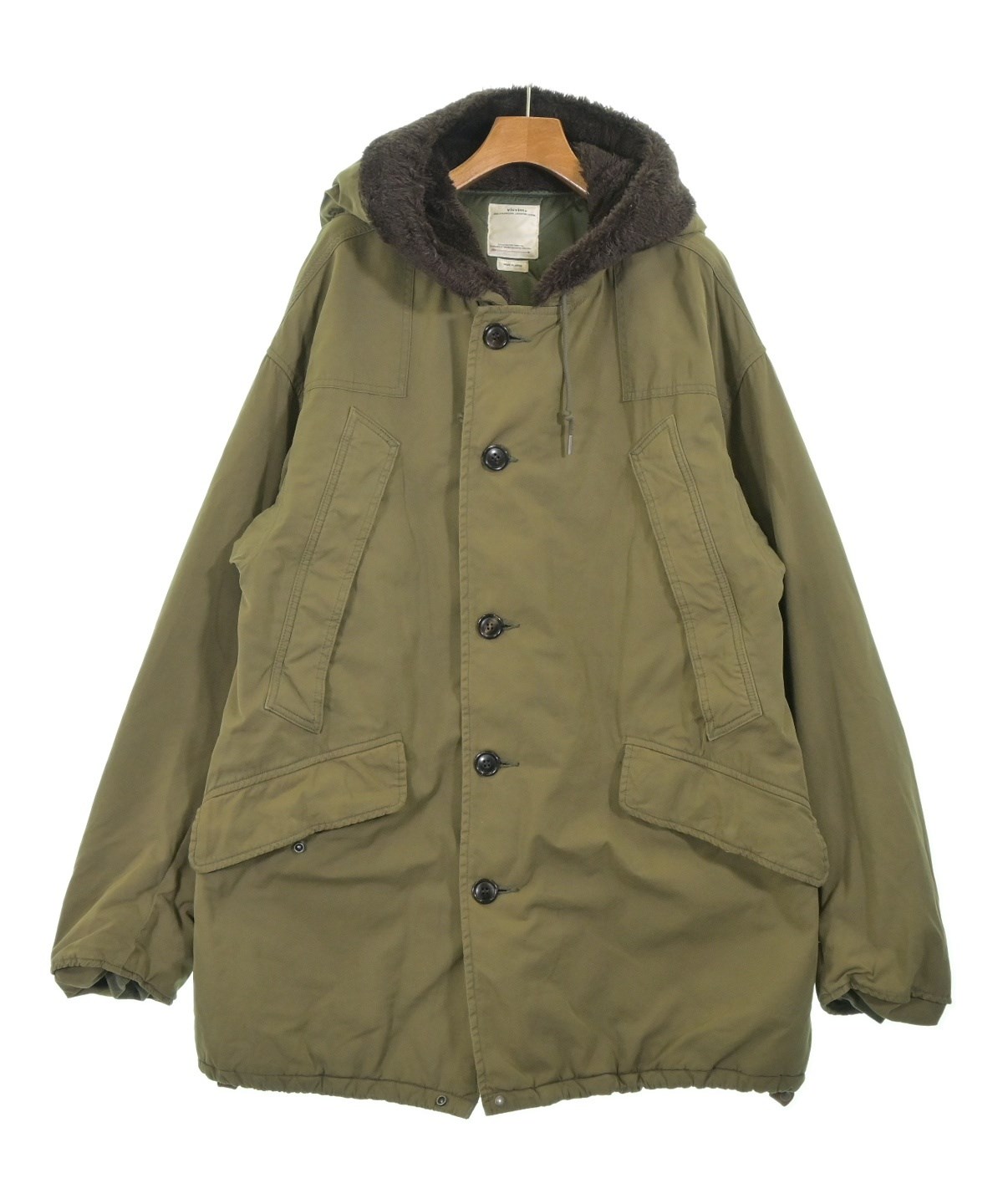 ヴィズヴィム visvim モッズコート　③サイズ visvim（ヴィズヴィム）モッズコート カーキ サイズ:1(S位) メンズ