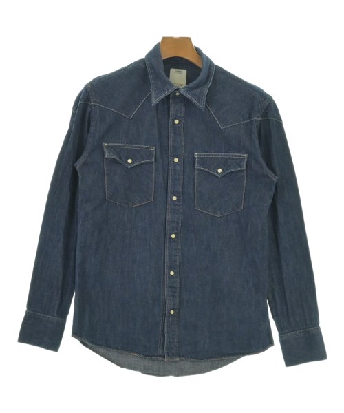 visvim(ヴィズヴィム)カジュアルシャツ 紺 サイズ:1(S位)/2200693938019