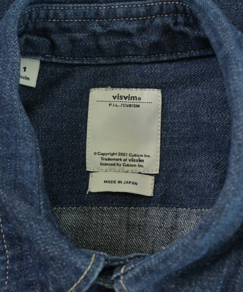visvim（ヴィズヴィム）カジュアルシャツ 紺 サイズ:1(S位) メンズ/2200693938019