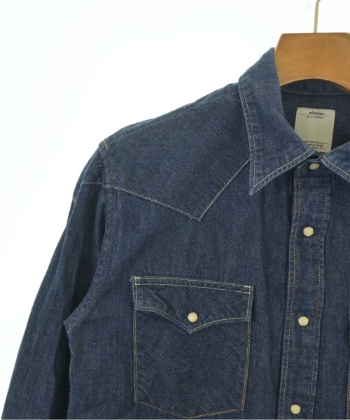 visvim（ヴィズヴィム）カジュアルシャツ 紺 サイズ:1(S位) メンズ/2200693938019