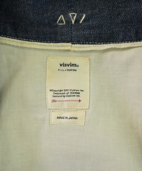 visvim（ヴィズヴィム）カジュアルシャツ 紺 サイズ:1(S位) メンズ/2200693842040