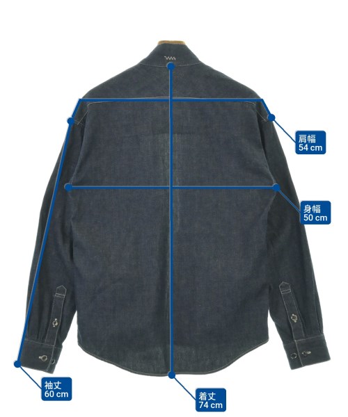 visvim（ヴィズヴィム）カジュアルシャツ 紺 サイズ:1(S位) メンズ/2200693842040