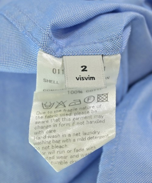 visvim（ヴィズヴィム）カジュアルシャツ 青 サイズ:2(M位) メンズ/2200696136528