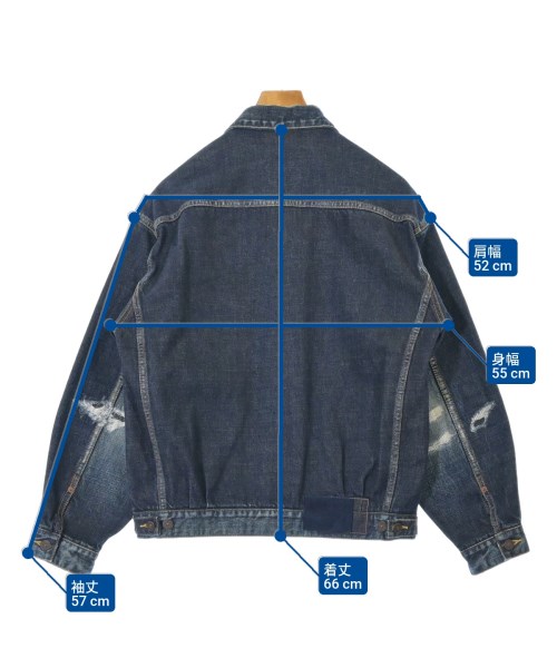 visvim（ヴィズヴィム）デニムジャケット 紺 サイズ:1(S位) メンズ/2200699789080
