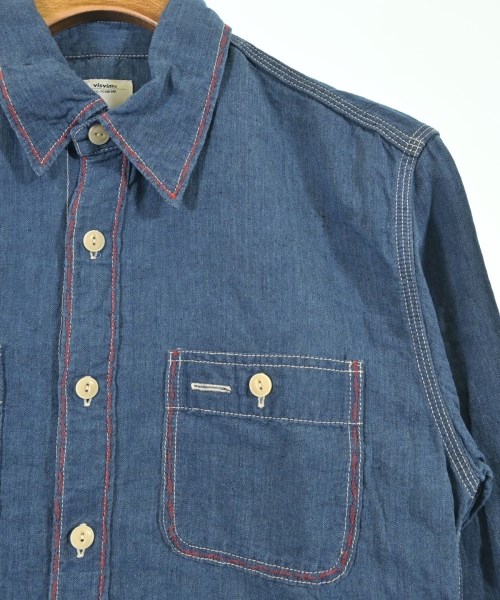visvim（ヴィズヴィム）カジュアルシャツ 青 サイズ:1(S位) メンズ/2200699196116