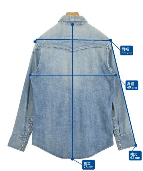 visvim（ヴィズヴィム）カジュアルシャツ 青 サイズ:-(M位) メンズ/2200697686060