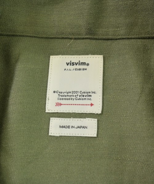 visvim（ヴィズヴィム）カジュアルシャツ カーキ サイズ:3(L位) メンズ/2200700927029