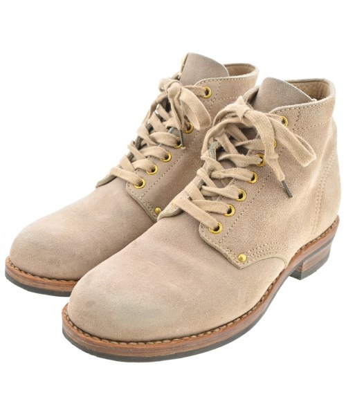 visvim(ヴィズヴィム)ブーツ ベージュ サイズ:US8(26cm位)/2200701107109
