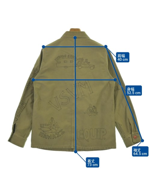 visvim（ヴィズヴィム）ミリタリーブルゾン カーキ サイズ:2(M位) メンズ/2200701723019