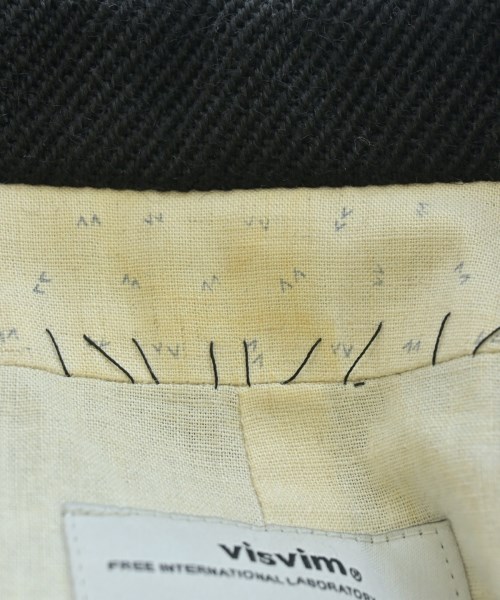 visvim（ヴィズヴィム）チェスターコート 黒 サイズ:1(S位) メンズ/2200650925038