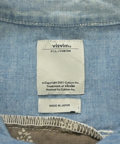 visvim（ヴィズヴィム）カジュアルシャツ 青 サイズ:3(L位) メンズ/2200655127109