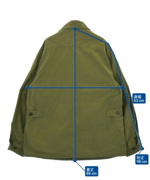 visvim（ヴィズヴィム）ミリタリーブルゾン カーキ サイズ:3(L位) メンズ/2200658842153