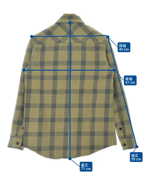 visvim（ヴィズヴィム）カジュアルシャツ ベージュ サイズ:1(S位) メンズ/2200657132408
